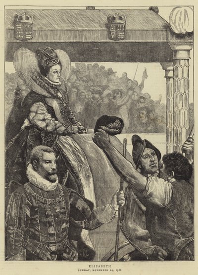 Rainha Elizabeth a caminho de São Paulo de James Dromgole Linton